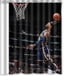 thumbnail image 1 of Cortina de ducha de Paul George, juego de cortinas de baño con ganchos, tamaño 60 x 72 pulgadas, 1 of 3