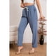 thumbnail image 3 of Pantalón Mujer Semi Pitillo Algodón Tipo Lino Tiro Alto 7004, 3 of 3