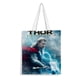 thumbnail image 1 of Thor Bolso de tela con estampado de lienzo para mujer, bolsa de compras reutilizable y estética, con cremallera interior, regalo para mujer, 35 × 40 cm., 1 of 6