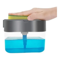Genérico - Dispensador De Lavalozas Manual De 400Ml + Esponja