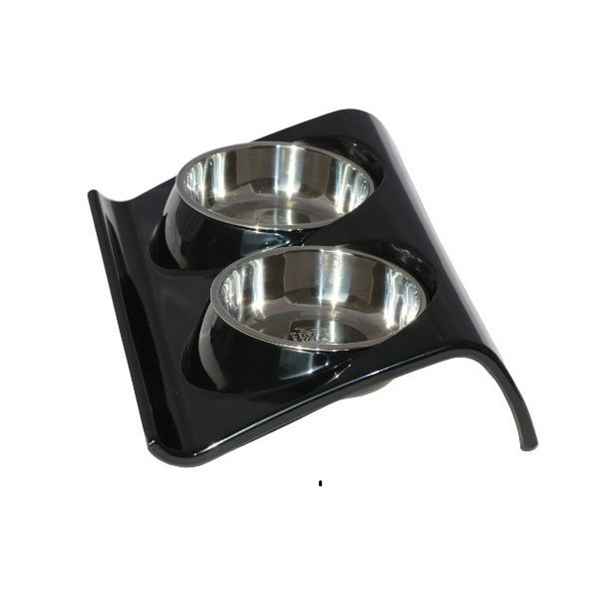 Mascan - Plato Melamina Doble Z Talla S Negro Perro