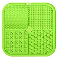 Winpet - Mat De Alimenatación Lenta Para Perros Y Gatos, Lick Mat 4 Texturas - Verde
