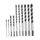 thumbnail image 3 of Juego de 10 brocas en espiral de aleación multifuncional para baldosas de cerámica de mármol, 3 of 5