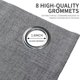 thumbnail image 5 of Cortinas separadoras de ambientes Blackout Joydeco, color gris claro, 70 x 240 cm, 5 of 6
