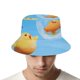 thumbnail image 4 of Gudetama Una Aventura Huevamente Sombrero bucket para adultos, gorra de protección solar, sombrero de pescador plegable para viajes al aire libre, pesca y actividades de verano, 4 of 6