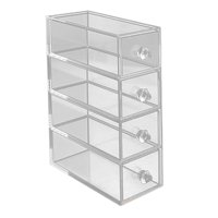 Magideal - Caja De Cinta Washi Para Cajón, Suministros De Contenedor De Almacenamiento De Cosméticos, Organizador De Papelería Ligero, Para Joyería De Costura De 4 Capas