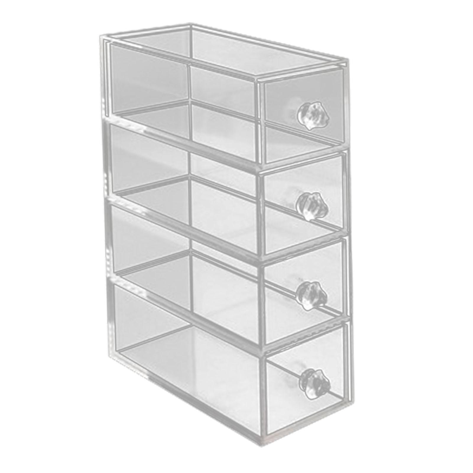 Magideal - Caja De Cinta Washi Para Cajón, Suministros De Contenedor De Almacenamiento De Cosméticos, Organizador De Papelería Ligero, Para Joyería De Costura De 4 Capas