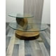 thumbnail image 3 of Mesa De Centro Moderno Vidrio Redondo 3 Niveles Glassy, 3 of 3