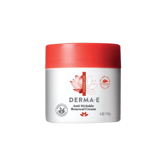 Crema hidratante Derma E antiarrugas con vitamina A 120 ml