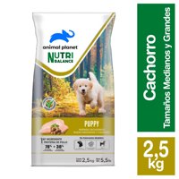 Alimento Seco Cachorro Raza Mediana/Grande Sabor Pollo Bolsa 2,5 Kg Animal Planet