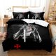 thumbnail image 1 of Christian Knights Templar Bedding Set Bed Set Aldult Bedroom Duvetcover Sets parure de lit, 1 of 5