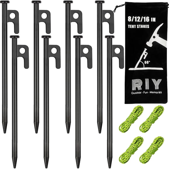 Estacas para carpa RIY de acero forjado S45C