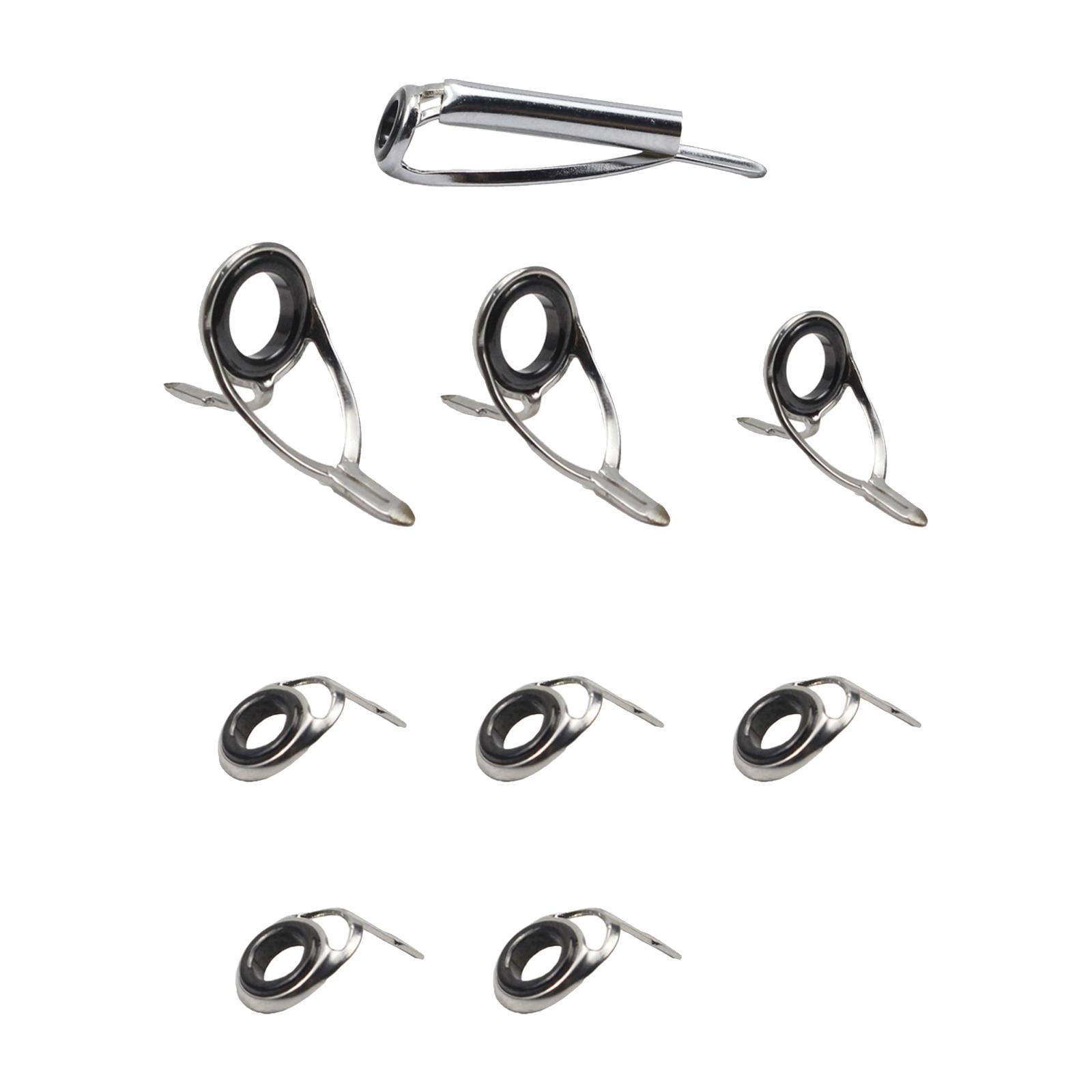 Ioensy - Juego De Guías Para Cañas De Pescar Juego De Puntas Para Guías De Cañas De Pescar Para Fundición En Agua Dulce