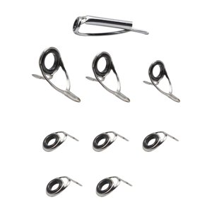 Ioensy - Juego De Guías Para Cañas De Pescar Juego De Puntas Para Guías De Cañas De Pescar Para Fundición En Agua Dulce