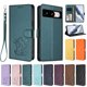 thumbnail image 3 of Funda Volteable tipo Billetera con Correa para Google Pixel 8, Verde Oscuro, 3 of 6