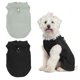 thumbnail image 1 of Uxcell Chaleco de Forro Polar para Perros, Abrigo de Forro Polar Elástico con Anillo para Correa Ropa Gruesa de Invierno para Mascotas Suave (S, Sólido, Negro/Gris, 2 Paquetes), 1 of 7