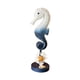 thumbnail image 3 of Figura De Caballito De Mar, Escultura Minimalista, Estatua De Caballito De Mar Para Mesa, Hotel, Cafetería, Azul Oscuro, 3 of 5