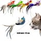 thumbnail image 3 of Juguete para gato CATENEED recargas de plumas forma de pájaro 22 cm – pack de 5, 3 of 6