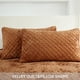thumbnail image 4 of Juego de cama Liians Velvet King, color Caramelo, 4 of 9
