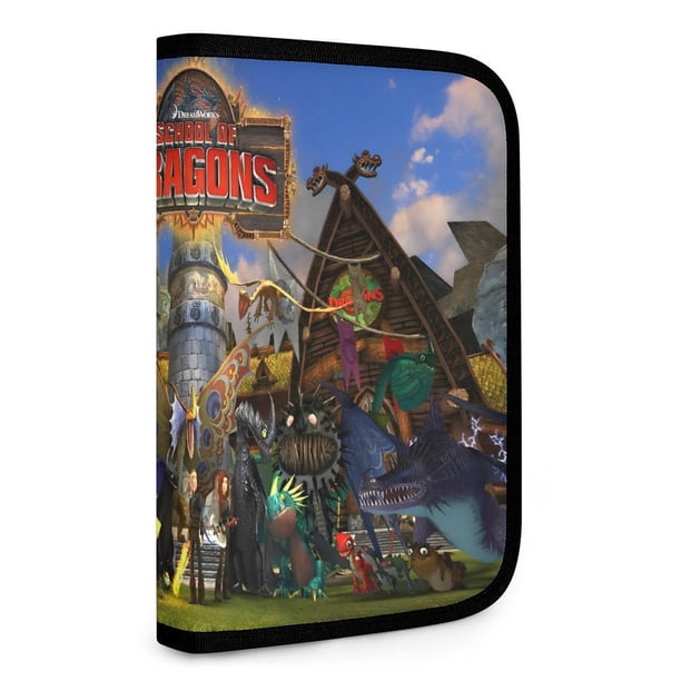 Dragones: Carrera al Borde Bolsa de Almacenamiento Plegable Portátil con Compartimentos, Organizador de Herramientas Multi-Bolsillo, Uso Dual Viaje y Hogar 26.5*17.8cm