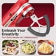 thumbnail image 4 of Batidor Flex Edge LOCOADCT para cabezal inclinable KitchenAid, 4,5/5 cuartos de galón, 4 of 7