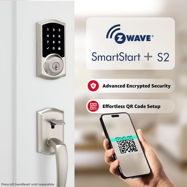 Smart Lock Kwikset HomeConnect 918 Z-Wave con pantalla táctil | Lider