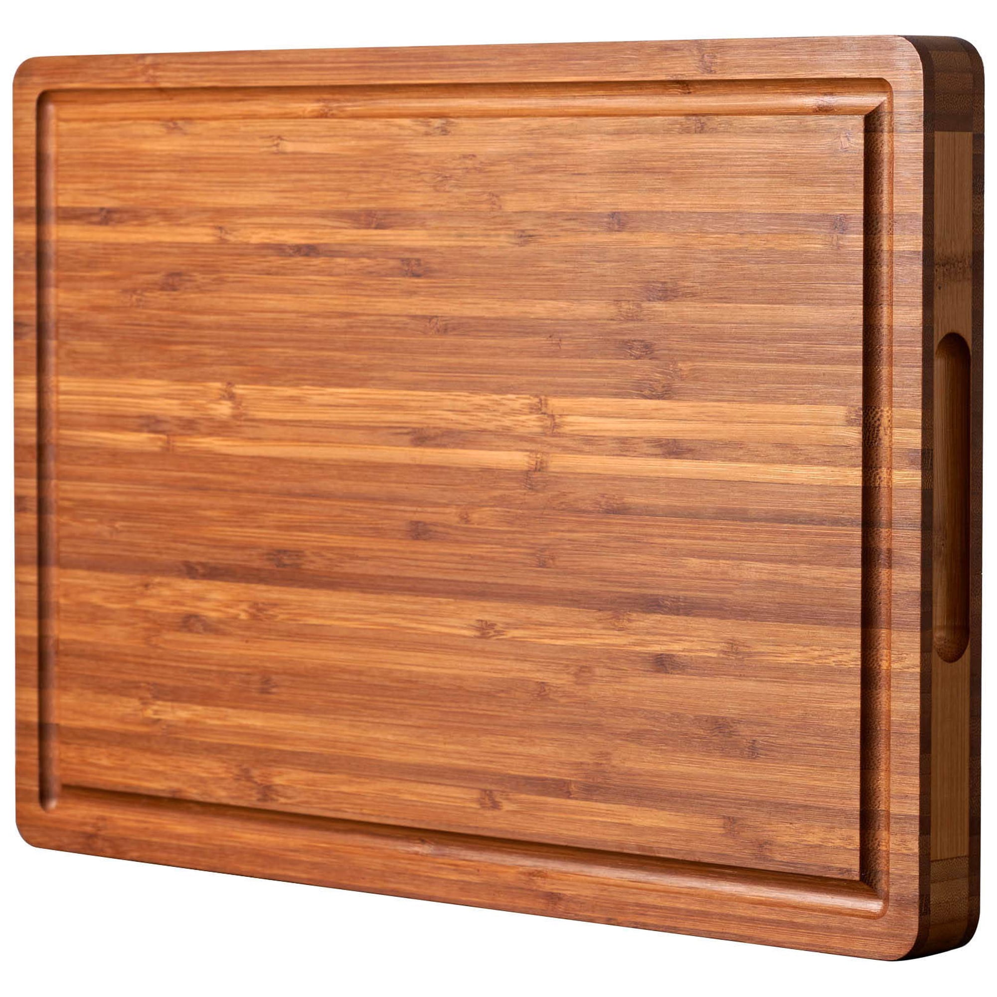 Allsum - Tabla De Cortar De Madera De Bambú, 1 Bloque De Carnicero Grueso De 16 X 11 Cm