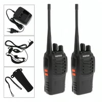 Genérico - Pack 2 Radio Transmisor Walkie Talkie Bf-888S Manos Libres