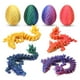 thumbnail image 1 of Huevos de dragón con dragón en su interior, juego de 4 animales de peluche, 1 of 3