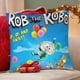 thumbnail image 4 of Rob el Robot Fundas de almohada de terciopelo con tema, regalos de funda de almohada, decoración para el hogar, cojín de lanzar, regalo de cumpleaños para fans y parejas.50*50cm., 4 of 6