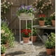 thumbnail image 1 of Pedestal Para Maceta Maceteros Metalico 2 Niveles Blanco 81x34 Cm, 1 of 6