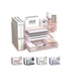 thumbnail image 1 of Organizador de Archivos de Escritorio WALI de 4 Niveles con Cajón Rosa, 1 of 8