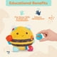 thumbnail image 4 of Juguete de peluche sensorial para bebés Bumble Bee B. Fuzzy Buzzy Bee, 4 of 9