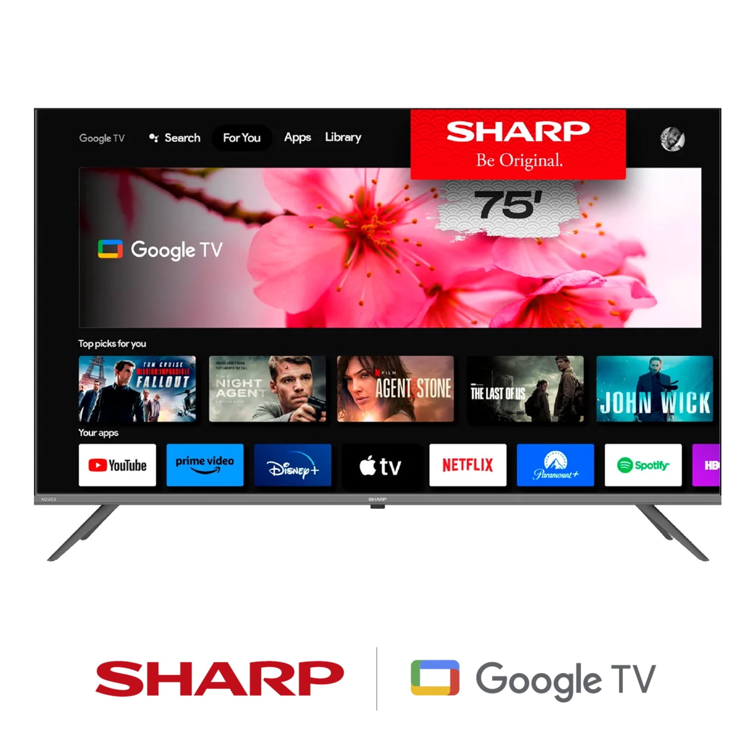 Smart Tv Sharp 75" 4k Ultra Hd 4t-c75gl4060l