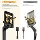 thumbnail image 3 of Handleset Brightify Black para puerta de entrada, negro mate, con palanca, 3 of 9