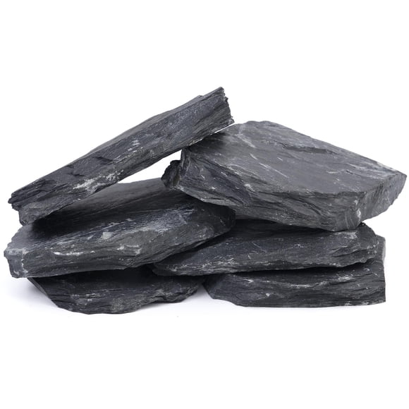 Piedras para Acuario FISCAPE 15‑21 cm, Juego de 6, Pizarra Natural