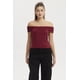 thumbnail image 1 of Polera Mujer Bardot Basta Redondeada Rojo, 1 of 4
