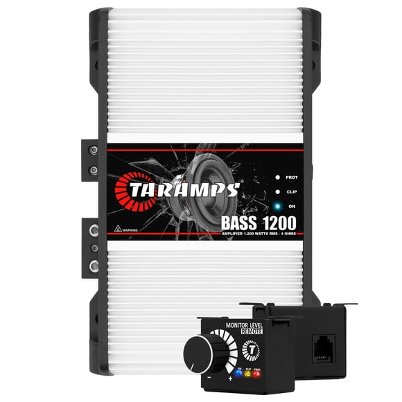 Amplificador Taramps BASS 1200 4 ohmios 1 canal 1200W RMS