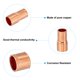 thumbnail image 3 of Uxcell Reductor de Cobre de 5/16" a 1/4" ID, 6 Piezas de Acoplamiento Reductor de Presión Conector de Tubo de Cobre, 3 of 5