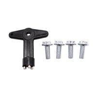 Ioensy - Pernos De Tornillo De Tapa Central De Rueda De Aleación Con Llave Para Renault Megane Mk1 Mk2