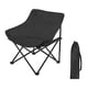 thumbnail image 4 of Silla de camping plegable Silla de playa Silla de playa antideslizante de tela Oxford con tubo de metal Silla plegable portátil Silla de exterior para Negro, 4 of 5