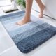 thumbnail image 1 of suxuMhao Tapetes de Baño, Tapete de Baño Suave Absorbente Antideslizante Azul Degradado, 31.5 X 47.2 Inch Paquete de 4, Tapete de Piso Lavable, Tapete de Piso Práctica para el Hogar para Baño y Uso, 1 of 3