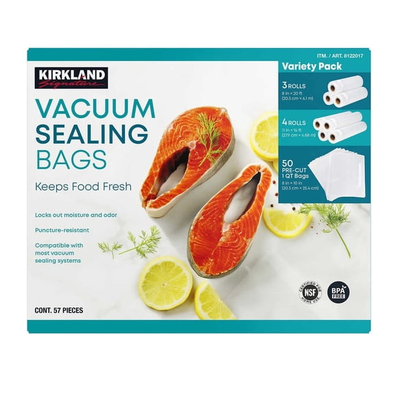 Bolsas de sellado al vacío Costco Kirkland Signature surtidas