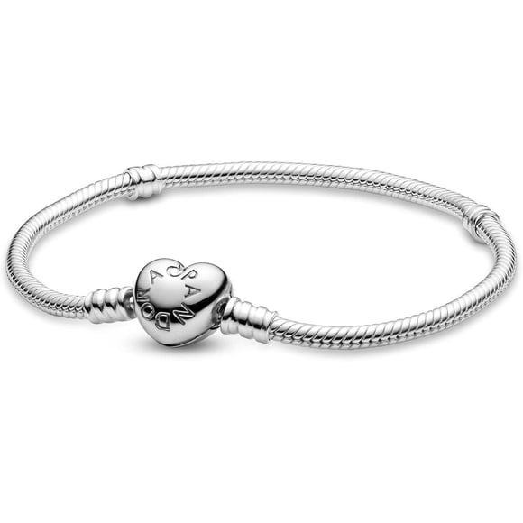 Pulsera Pandora Plata Esterlina 17 cm Cierre Corazón 59071918
