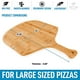 thumbnail image 3 of Pala Para Pizza Zulay Kitchen Grande Bamboo Natural, 3 of 3