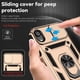 thumbnail image 5 of Estuche GANGXUN para iPhone XR, soporte giratorio 360°, estilo mecánico y magnético, 5 of 5