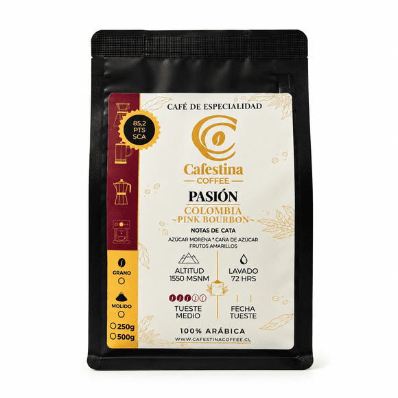 CAFÉ DE ESPECIALIDAD EN GRANO PINK BOURBON DULCE PASION