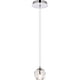 thumbnail image 1 of Lámpara Colgante Elegant Lighting Eren Cromo 30x30x9 cm 110V, 1 of 5