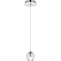 Lámpara Colgante Elegant Lighting Eren Cromo 30X30X9 Cm 110V