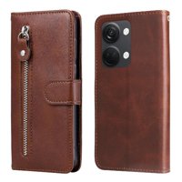 Gangxun - Funda Con Cremallera Para Oneplus Nord 3, Carcasa Cartera De Cuero Pu Con Soporte Y Tarjetero